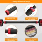 Pull Up Bar for Doorway, Chin Up Bar With Degree Meter and Adjustable W... - Image 4