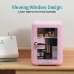 Skincare Fridge with Viewing Window, 4L/6Can Make-up Mini Fridge for Be... - Image 6