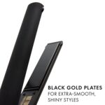 HOT TOOLS Professional Artist Black Gold Ionic 1 Inch Flat Iron - Use as Straig... - Image 4