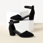 Flower Woman Footwear Closed Toe Heels for Ladies Gown Footwear Ankle Strap H... - Image 5