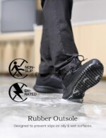 Bruno Marc Males's Non Slip Work Sneakers Strolling Zapatos Trabajo Black & L... - Image 3