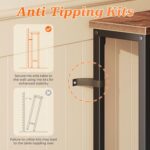 SUPERJARE 79 Inch Couch Desk with 2 Energy Retailers and USB-C Ports, 5.9... - Image 8