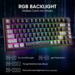 KOORUI 75% Wi-fi RGB Gaming Keyboard,3 Mode BT/2.4Ghz/USB-C Scorching Swa... - Image 5
