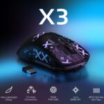 MANBASNAKE Assault Shark X3 Wi-fi Gaming Mouse, 49g Light-weight Journey... - Image 3