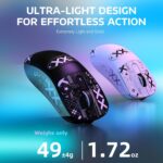 MANBASNAKE Assault Shark X3 Wi-fi Gaming Mouse, 49g Light-weight Journey... - Image 4
