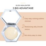 Shimmering Face Highlighter Make-up Palette Glitter Face Spotlight Cont... - Image 3