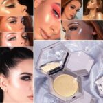 Shimmering Face Highlighter Make-up Palette Glitter Face Spotlight Cont... - Image 5
