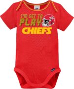 Gerber NFL Unisex Child Nfl Group 3 Pack Quick Sleeve Onesie Bodysuit - Image 3