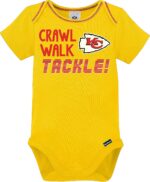 Gerber NFL Unisex Child Nfl Group 3 Pack Quick Sleeve Onesie Bodysuit - Image 4