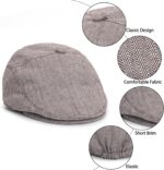 INOGIH Boys Tweed-Newsboy Cap Toddler Cotton Beret Hat 6M to 2 Years - Image 4