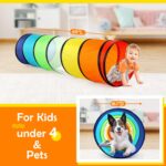 Youngsters Play Tunnel Tent for Toddlers, Colourful Pop Up Crawl Tunnel Toy f... - Image 3