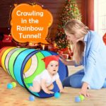 Youngsters Play Tunnel Tent for Toddlers, Colourful Pop Up Crawl Tunnel Toy f... - Image 5