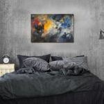 Summary Wall Artwork for Dwelling Room Black Fashionable Canvas Art work Fantasy ... - Image 4