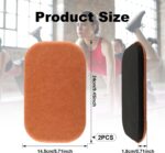 BOXOB 2pcs Exercise Sliders, Train Core Sliders for Hardwood Flooring ... - Image 3