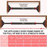 Sportneer Pull Up Bar: Power Coaching Pull-up Bars with out Screw - ... - Image 5