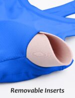 MathCat Exercise Tank Tops for Girls with Inbuilt Bra, Sleeveless Gymnasium ... - Image 5