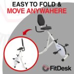 FitDesk Top Adjustable Train Desk Bike with Digital Efficiency ... - Image 6