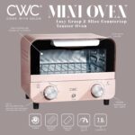 COOK WITH COLOR Mini Toaster Oven: 600W Energy, Precision Timer, Auto S... - Image 4