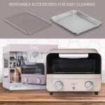 COOK WITH COLOR Mini Toaster Oven: 600W Energy, Precision Timer, Auto S... - Image 5