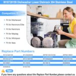 UPGRADED W10728159 Dishwasher Decrease Rack for Kitchenaid Dishwasher Rac... - Image 5