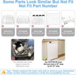 UPGRADED W10728159 Dishwasher Decrease Rack for Kitchenaid Dishwasher Rac... - Image 8