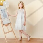 Excessive Heels for Children Sandals for Ladies Gown Sneakers Flower Lady Sneakers Op... - Image 4