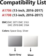 YUSE A1706 A1708 Display screen Alternative for MacBook Professional 13.3" Late 2016 20... - Image 3