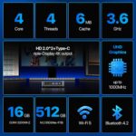 PELADN Mini PC,Twin Lake N150(Upgraded N100),16GB DDR4/512GB SSD,Kind-... - Image 3