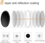 Okay&F CONCEPT 67mm Variable ND2-ND400 ND Lens Filter (1-9 Stops) for Cam... - Image 4