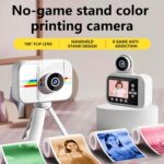 Youngsters Digicam Instantaneous Print,Youngsters Digital Digicam with 3 Shade Print Paper... - Image 3