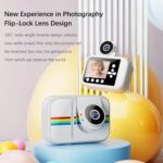 Youngsters Digicam Instantaneous Print,Youngsters Digital Digicam with 3 Shade Print Paper... - Image 4