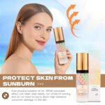 Make-up Primer - 3 In 1 Hydrating, Sunscreen Make-up Primer for Face, On... - Image 4