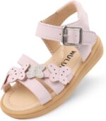 Toddler Women Sandals,Women First Walkers Footwear, Non-Slip Breathable So... - Image 4