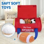 KMUYSL Child Toys 0-12 Months, My First Sports activities Bag Plush Toy - 4 Sensor... - Image 5
