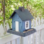 Blue Cottage Birdfeeder, 9.5 x 10.25 x 13.25 (9085) - Image 3