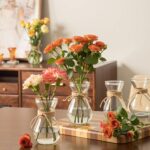 Clear Glass Bud Vase Set of 12 Pcs, Small Glass Vases for Flowers Wedd... - Image 4