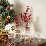 Clear Glass Bud Vase Set of 12 Pcs, Small Glass Vases for Flowers Wedd... - Image 6