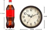 Wall Clock, Classic Wall Clocks Battery Operated Quartz Silent Non-Tic... - Image 4