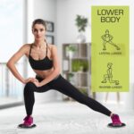 Nicole Miller Train Sliders for Health Exercise [2PK], Double Sided... - Image 4