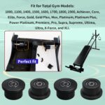 Qty.4 Machined Wheels/Rollers Suitable Whole Fitness center Alternative, Suits M... - Image 4