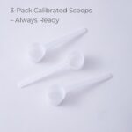 3-Pack 5g Scoop for Creatine – White Measuring Spoons Calibrated for C... - Image 6