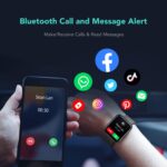 SKG Sensible Look ahead to Males Ladies Android iPhone with Alexa Constructed-in & Blu... - Image 4