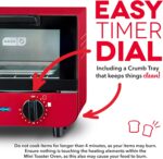 DASH Mini Toaster Oven Cooker for Bread, Bagels, Cookies, Pizza, Panin... - Image 4