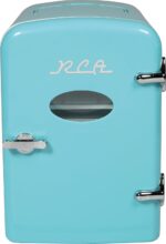 ARCTIC CHEF RMIS129-BLUE Mini Retro 6 Can Beverage Fridge-Blue,0... - Image 3
