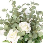 6 Pcs 27" Eucalyptus Stems Greenery Stems Eucalyptus Leaf Spray in Gre... - Image 7