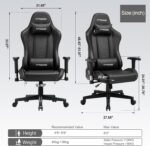 GTRACING Gaming Chair with Audio system Bluetooth Music Video Recreation Chair A... - Image 3