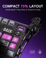 GravaStar Mercury K1 Professional Wi-fi Mechanical Gaming Keyboard, 75% Layo... - Image 3