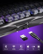 GravaStar Mercury K1 Professional Wi-fi Mechanical Gaming Keyboard, 75% Layo... - Image 4