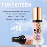 3 In 1 Primer for Face Earlier than Make-up,SPF 50, Sunscreen One Step Coloration ... - Image 4