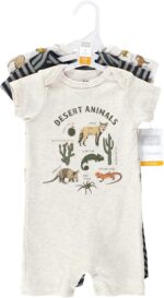 Hudson Child Unisex Cotton Rompers - Image 3